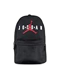 NIKE Jordan Rucksack Jan Hbr Eco Schwarz Code 9A0833-023, Schwarz / Rot / Weiß, Einheitsgröße