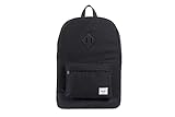 Herschel Retreat Classics Rucksack Unisex, Schwarz(black/Black Pu Backpack), Einheitsgröße