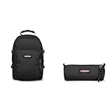 EASTPAK Provider Rucksack, 44 cm, 33 L, Schwarz (Schwarz) & Benchmark Single Federmäppchen, 21 cm, Schwarz (Black)