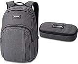 Dakine Campus Rucksack, Daypack Tagesrucksack für Schule, Arbeit und Uni, Sportrucksack und Schultasche mit Laptopfach und Rückenpolster, 33L & Unisex School Case Standard Zubehör, Carbonii