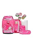 ergobag Kinder Pack Schulrucksack-Set Rucksack, WonBearful Unicorn (Pink), Einheitsgröße