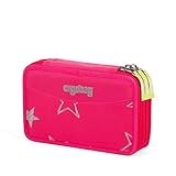 ergobag Federmäppchen - befüllt, Kleingeldfach, Stundenplan - CinBärella - Pink