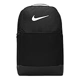 Nike DH7709-010 Nike Brasilia 9.5 Sportrucksack Unisex Schwarz/Weiss, M, 24L, Einheitsgröße