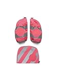 ergobag pack Seitentaschen Zip Set Sichtbarkeits-Set mit Seitentaschen pack cubo und cubo light Set 3-teilig Pink