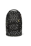 satch pack Schulrucksack ab 5. Klasse ergonomisch 30L Stauraum standfest Organisationstalent Lazy Daisy - Schwarz