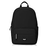 KALIDI Rucksack,Damen & Herren Backpack mit Laptopfach,Unisex Daypack Schulrucksack,Wasserdichter Tagesrucksack für Freizeit Schule Job,Schwarz