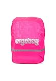 ergobag Regenschutz für Schulranzen für Schulrucksäcke, wasserdicht, Leuchtfarben, Reflektoren, Gummizug Pink