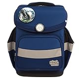 SCHOOL-MOOD Timeless Ranzen Set 7teilig Paul Fußball blau - ONESIZE