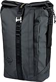 Nitro Scrambler, Businessrucksack mit Roll-Top und gepolstertem 15“ Wide Laptopfach, Urban Mobility Rucksack, Kurierrucksack, Alltagsrucksack, 28 L +, Tough Black
