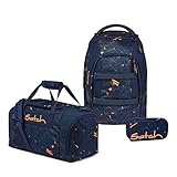 satch Pack Schulrucksack Set 3tlg. inkl. Schlamperbox und Sporttasche (Urban Journey)