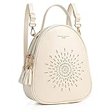 APHISON Rucksack Damen Klein Mini Rucksack Damen Kleiner Rucksack Damen Veganem Leder Elegant Rucksack Geldbörse Umhängetaschen Daypack Schultertasche Rucksackhandtaschen Tagesrucksack Reiserucksack