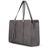 ECOSUSI Laptoptasche 15,6 Zoll Aktentasche Damen Groß Handtasche Business Arbeitstasche Bürotasche Damen Notebooktasche Shopper mit 3 Fächern für Büro Schule