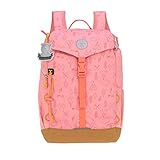 LÄSSIG Kinder Wanderrucksack Kinderrucksack mit Brustgurt gepolsterte Schultergurte wasserabweisend, 14 Liter/Big Outdoor Backpack Adventure Rosa