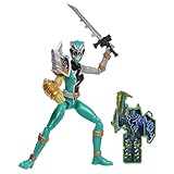 Power Rangers Dino Fury Green Ranger mit Sprint-Ärmel, 15 cm, Actionfigur, Spielzeug, Dino Fury Key, Chromafury Saber, Mehrfarbig