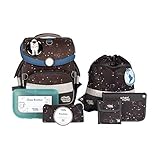 Timeless Air+ Schulranzen-Set - 7-teilig - für Mädchen und Jungen - ergonomisch (Louis (Weltall))
