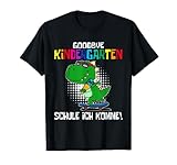 Schulkind Erstklassig Dino mit Schultüte Einschulung T-Shirt
