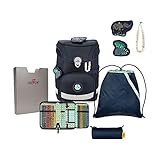 DerDieDas Schulranzen Set 5-TLG. ErgoFlex Easy Exklusiv ECO Blue Planet 2023