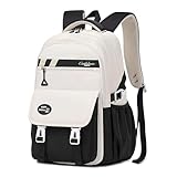 FRONET Schulrucksack Mädchen Teenager Jungen Rucksack Schule, Schulranzen Groß Kinderrucksack Tagesrucksäcke Damen Daypack 3 4 5 6 7 8 9 Klasse Kinder 10 11 12 13 14 15 16 17 18 Jahre Schultasche