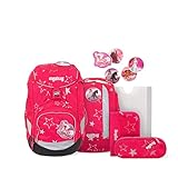 ergobag Pack Set - ergonomischer Schulrucksack, Set 6-teilig - CinBärella - Pink, einheitsgröße, ERG-SET-003-9B1