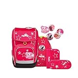 ergobag cubo Set - ergonomischer Schulrucksack, Set 5-teilig