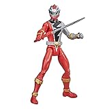 Power Rangers Dino Fury Roter Ranger 15 cm große Action-Figur inspiriert durch die Serie mit Dino Fury Schlüssel und Waffen ab 4 Jahren