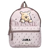 Kindergarten-Rucksack Disney Winnie Pooh Mädchen Junge - Personalisiert mit Namen - Kleiner Rucksack Kinder - 2 Fächer