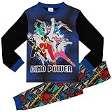 Power Rangers Dino Fury Schlafanzug mit Langen Ärmeln für Jungen - 4-5 Jahre: 110cm