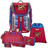 Horse Family - Pferd - Step by Step FLEXLINE Schulranzen-Set 6 TLG. mit Sporttasche
