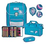 Scout Genius Schulranzen Set 4-TLG. Dolphins