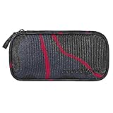 Coocazoo Mäppchen „Lava Lines”, schwarz, Federmäppchen, großes Hauptfach, Schlaufen für Zirkel, Geodreieck und Lineal, Stundenplanfach, Stiftehalter, Reißverschlussfach, ab der 3. Klasse