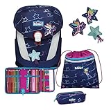 Scout Sunny II Schulranzen-Set 4-tlg. Lightweight Blue Star 2023