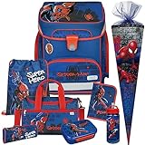 Generisch Spiderman - Scooli Undercover EasyFit Schulranzen-Set 9tlg. mit Sporttasche, Schultüte, Brotdose und Trinkflasche