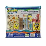 ThumbsUP Spongebob Schwammkopf Schreibset, 11-teiliges Schreibset mit Stiften, Radierern, Lineal & Co., Ideale Geschenkidee für alle Spongebob Fans