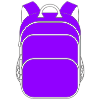 Schulranzen und Schulrucksack lila