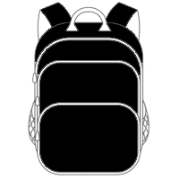 Schulranzen und Schulrucksack schwarz